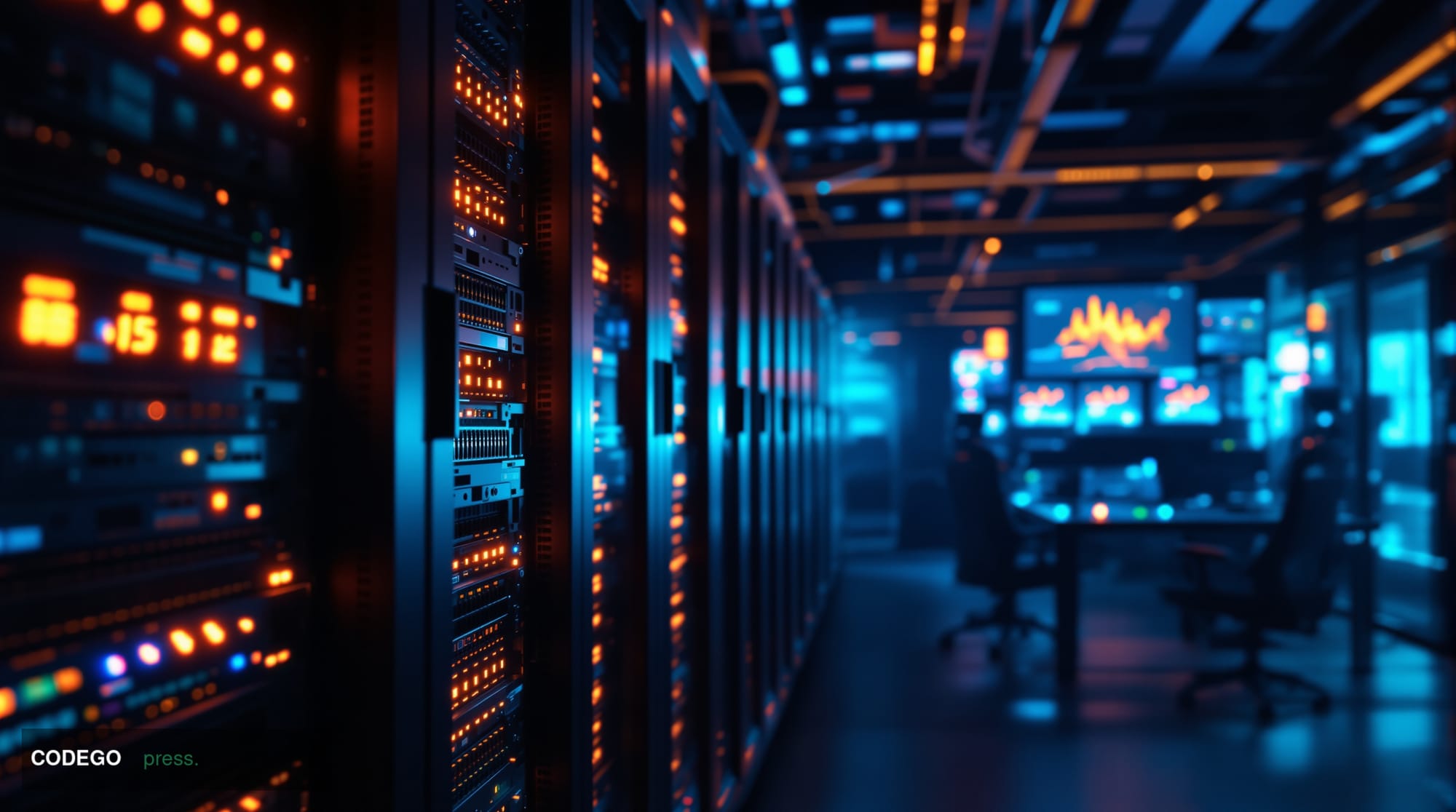 A cinematic editorial photograph capturing the intersection of physical infrastructure and digital gaming in cryptocurrency m