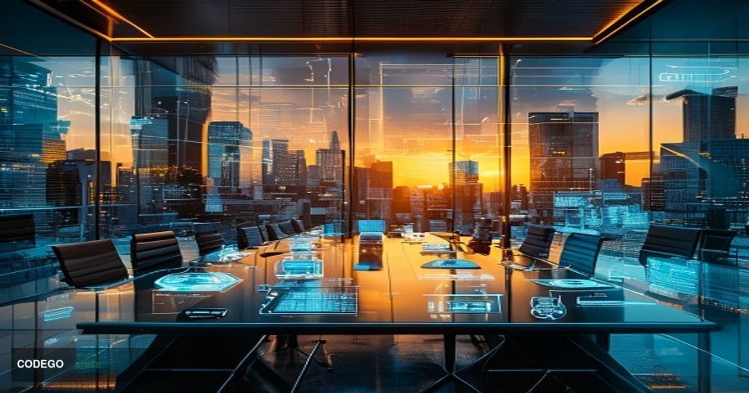 A striking photorealistic editorial photograph showcasing the divergent paths of digital banking. The image features a modern
