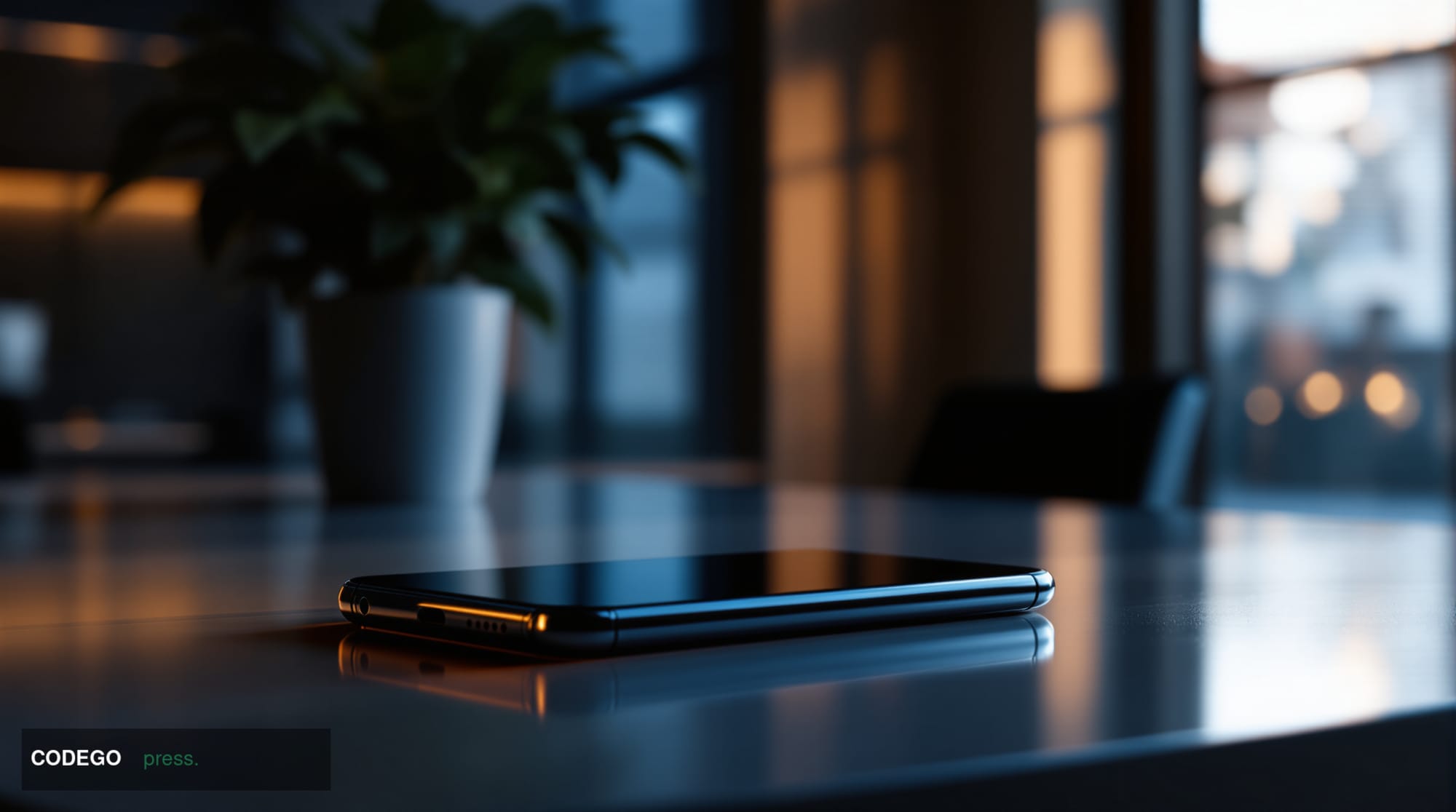 A photorealistic editorial photograph of a modern smartphone displaying a sleek fintech payment interface with cashback rewar