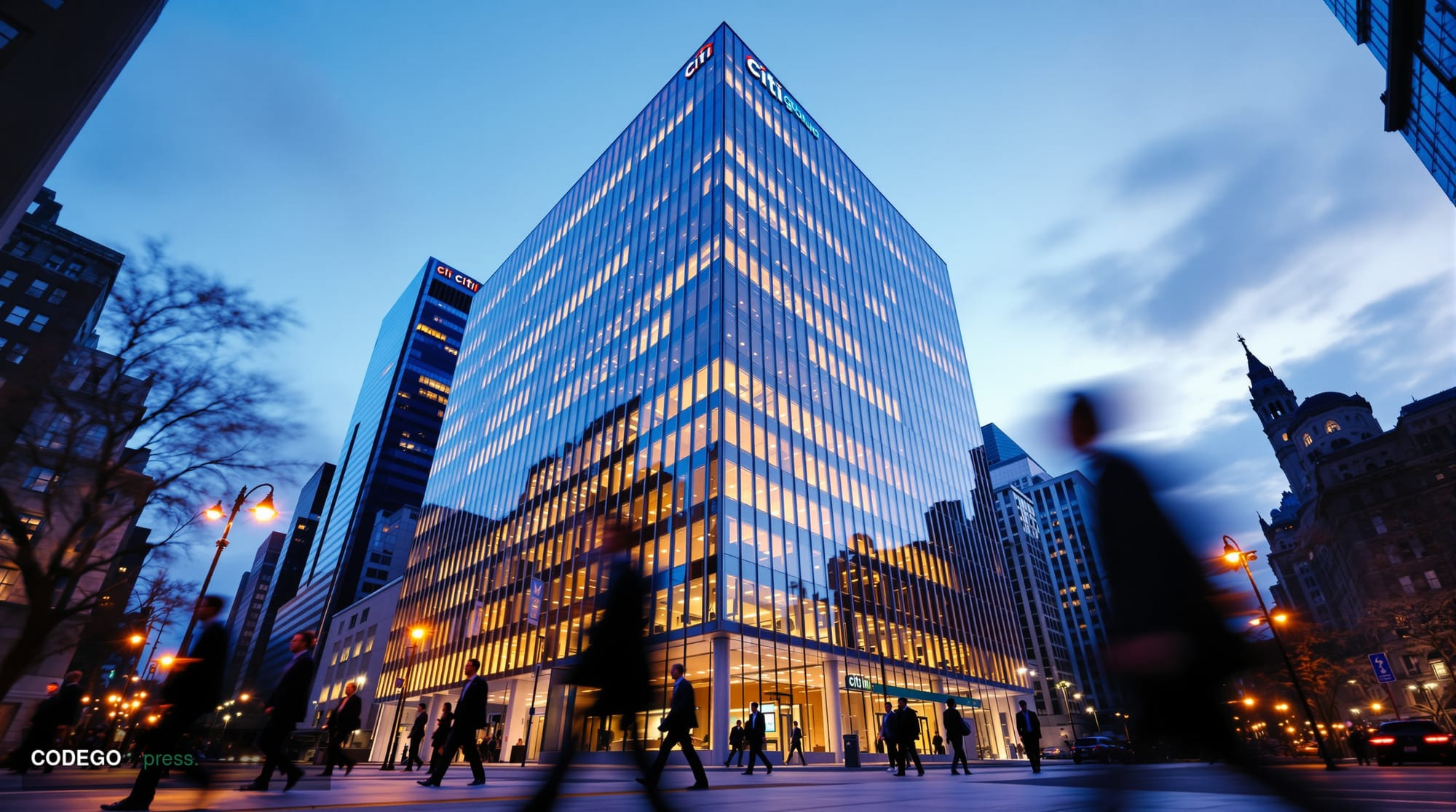 A photorealistic editorial photograph showcasing <a href="https://www.citigroup.com" target="_blank" rel="noopener">Citi</a>'