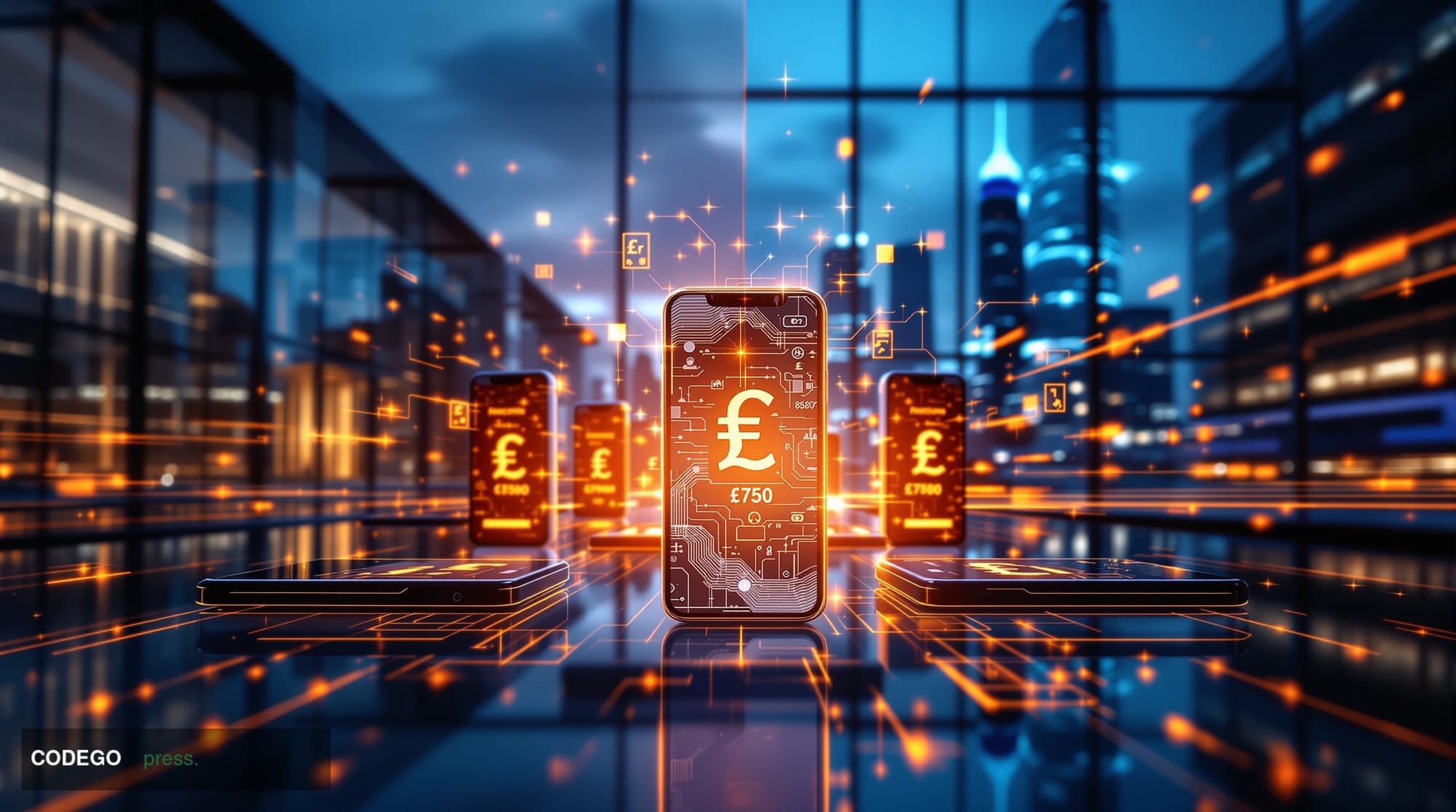 A cinematic editorial photograph showcasing the global creator economy payment infrastructure through a split composition fea