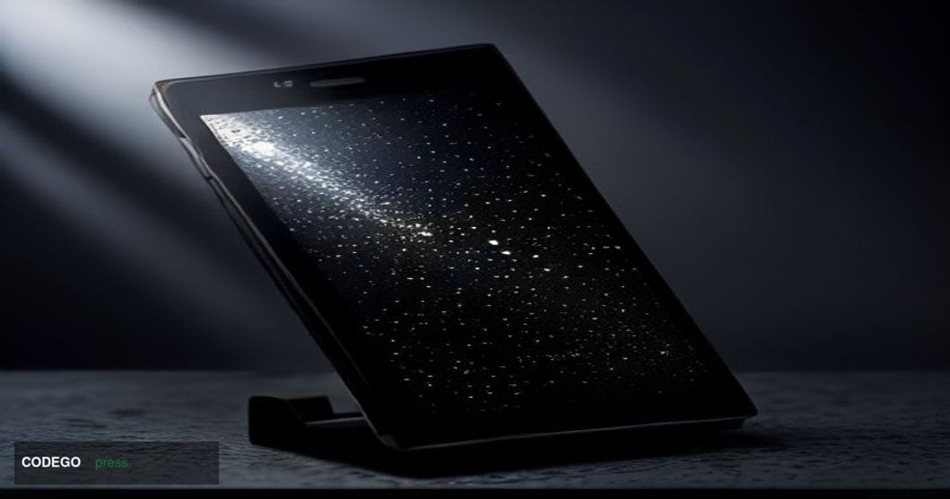 A dramatic photorealistic editorial photograph depicting a cracked and fractured matte-black hardware cryptocurrency wallet d