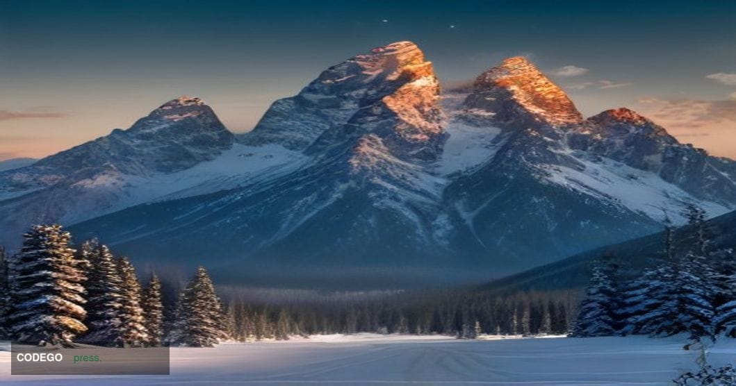A photorealistic editorial photograph of the Jackson Hole mountain summit conference setting in Grand Teton National Park, Wy