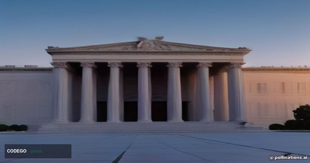 A dramatic wide-angle exterior shot of the Federal Reserve's Eccles Building in Washington D.C. at dusk, its neoclassical lim
