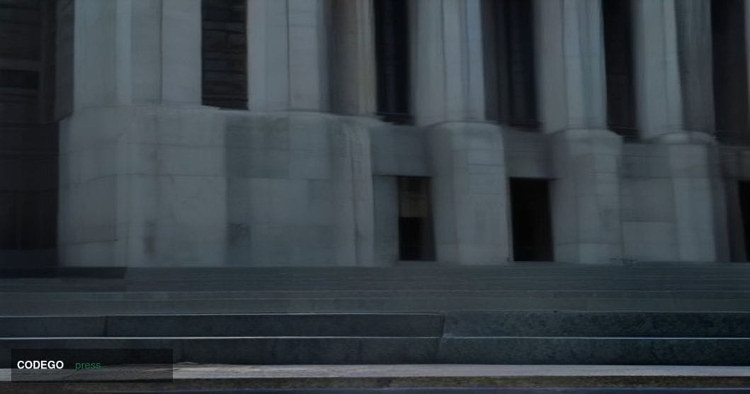 A dramatic wide-angle shot of the exterior of the U.S. Securities and Exchange Commission's brutalist Washington D.C. headqua