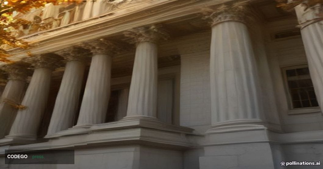 A cinematic editorial photograph of the exterior of the United States Securities and Exchange Commission headquarters in Wash