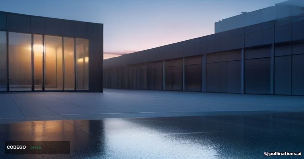 A cinematic editorial photograph of a sleek, modern payments technology environment: a close-up of a glass-and-steel financia