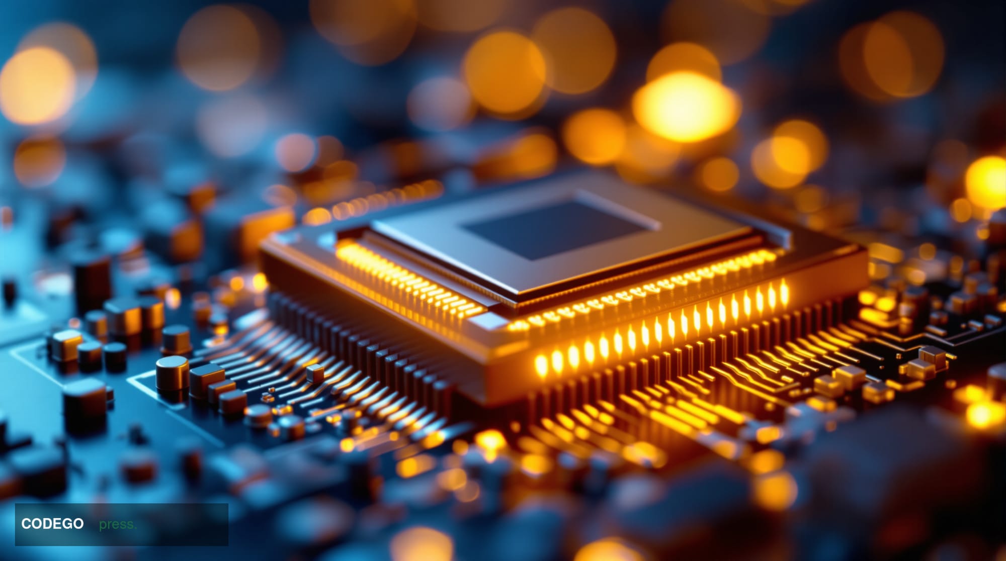 A cinematic editorial photograph set inside a cutting-edge photonic chip fabrication laboratory at a prestigious Chinese univ