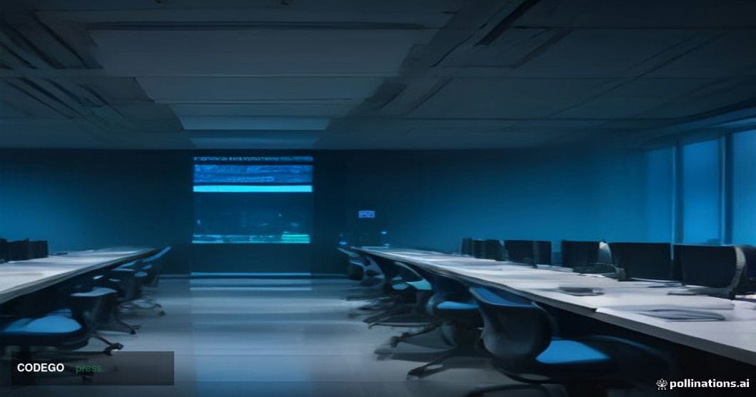 A dramatic cinematic editorial photograph of a grand financial brokerage trading floor interior — polished marble surfaces, t