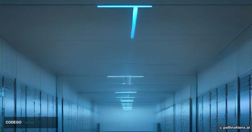 A dramatic wide-angle shot of a vast, aging server room transitioning into a sleek, modern financial data center, photographe