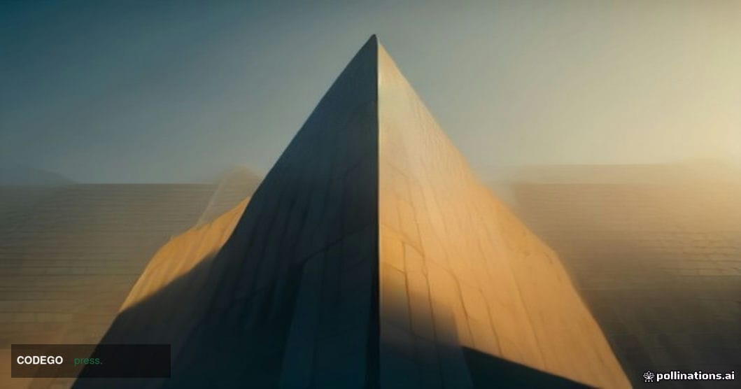 A cinematic editorial photograph taken from a low wide-angle perspective looking up at a sleek, modernist California bank bra