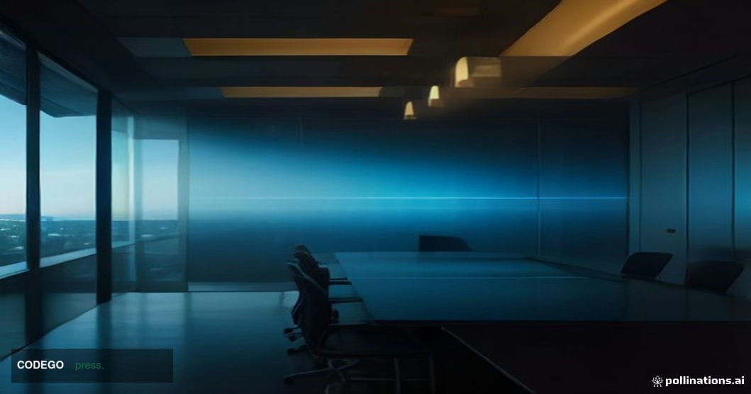 A cinematic editorial photograph set inside a sleek, minimalist corporate payments operations center, shot from a low angle l