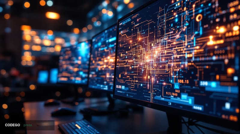 A photorealistic editorial photograph showing a modern cryptocurrency exchange interface displaying Ethereum blockchain trans