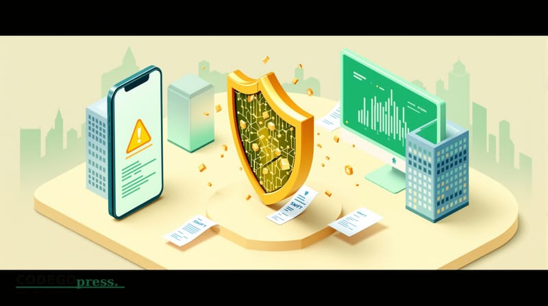 Flat 3D isometric vector editorial illustration. Banking-green primary (#1A6B43), cream background, gold and navy accents. Co