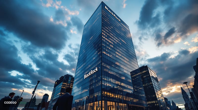 A dramatic wide-angle shot of <a href="https://www.blackrock.com" target="_blank" rel="noopener">BlackRock</a>'s sleek Manhat