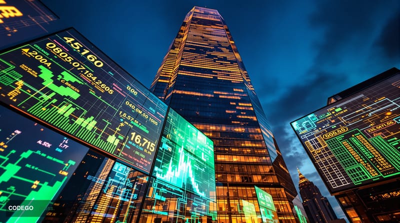 A dramatic editorial photograph of the iconic <a href="https://www.cmegroup.com" target="_blank" rel="noopener">CME Group</a>