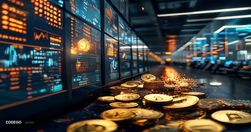 A photorealistic editorial photograph showing the <a href="https://www.bnbchain.org" target="_blank" rel="noopener">BNB Chain