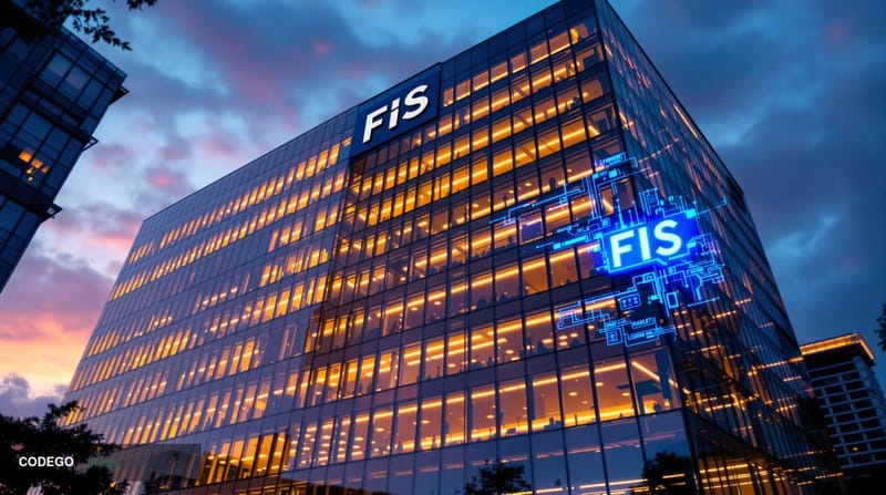 A cinematic editorial photograph of the <a href="https://www.fisglobal.com" target="_blank" rel="noopener">FIS</a> corporate 