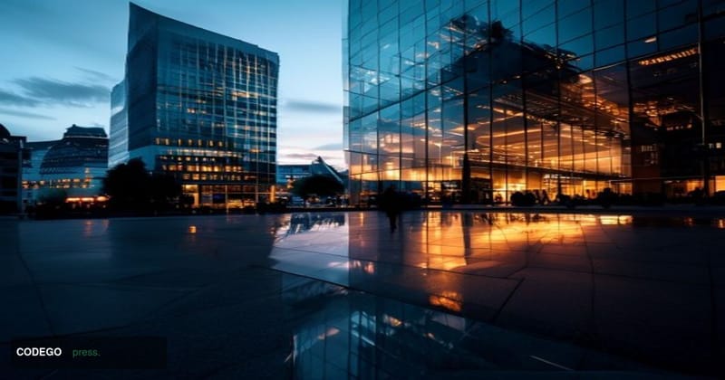 A cinematic editorial photograph showcasing the stark contrast between Switzerland's financial innovation and Germany's regul