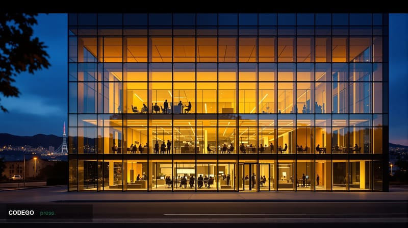 A cinematic editorial photograph capturing <a href="https://www.anthropic.com" target="_blank" rel="noopener">Anthropic</a>'s