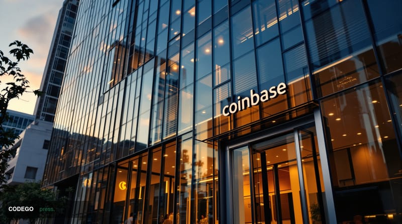 A cinematic editorial photograph showcasing the intersection of cryptocurrency and real estate financing. The image features 