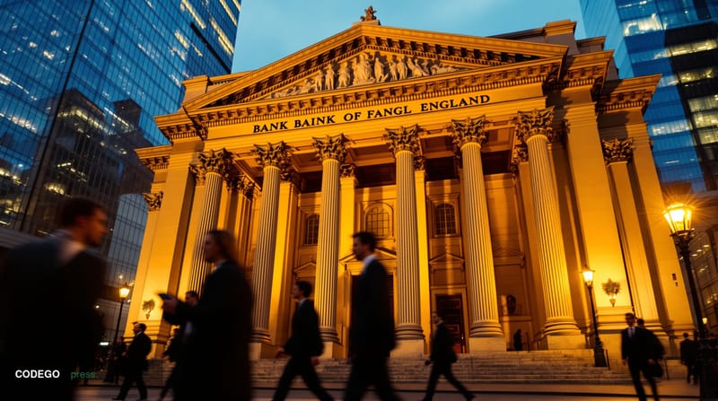 A dramatic cinematic photograph of the <a href="https://www.bankofengland.co.uk" target="_blank" rel="noopener">Bank of Engla