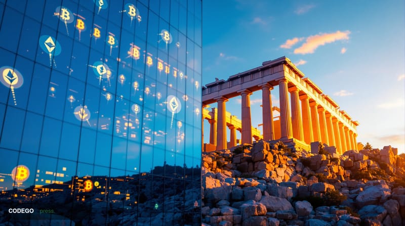 A dramatic photorealistic editorial photograph showcasing the Parthenon atop the Acropolis in Athens, Greece, bathed in golde