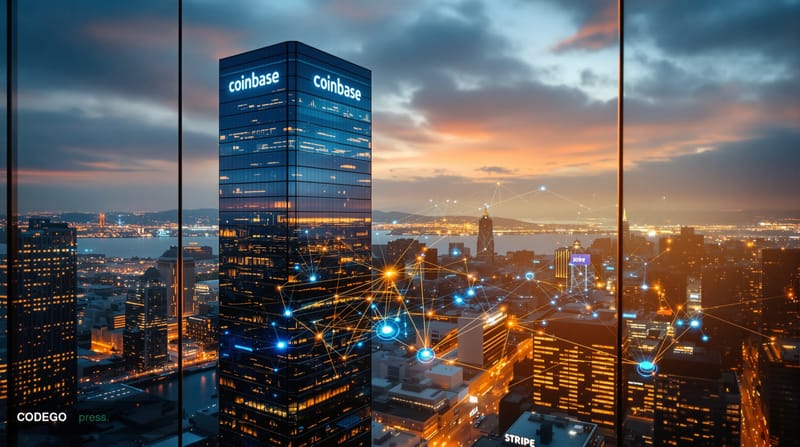 A dramatic aerial view of the iconic corporate headquarters representing this historic consortium: San Francisco's financial 