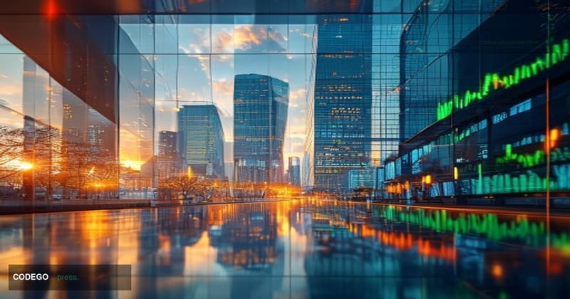 A dramatic photorealistic editorial photograph capturing the Seoul skyline at golden hour, with the distinctive Lotte World T