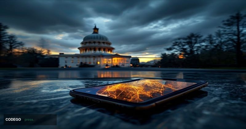 A dramatic editorial photograph set in Salem, Oregon, featuring the Oregon State Capitol building's distinctive dome visible 
