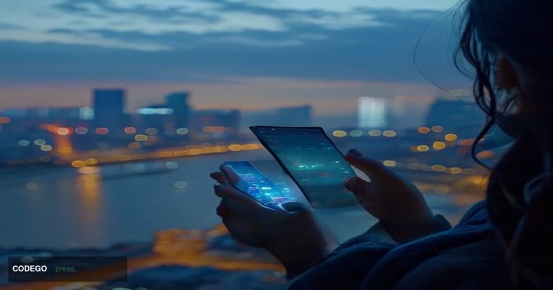 A cinematic editorial photograph set in Seoul, South Korea, with the iconic N Seoul Tower and Han River visible in the backgr