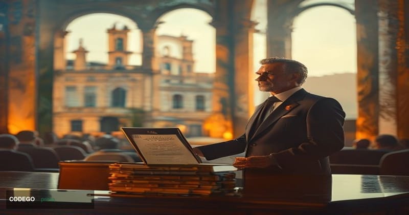 A cinematic editorial photograph set in Lisbon, Portugal, with the iconic Jerónimos Monastery or the Tagus River waterfront v