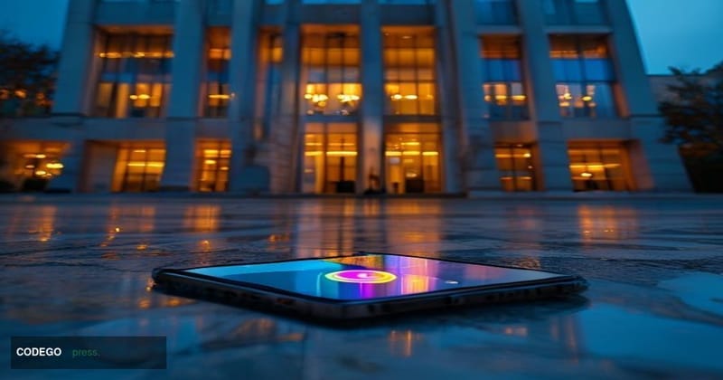A cinematic editorial photograph depicting the exterior of the Court of Justice of the European Union in Luxembourg, its mode