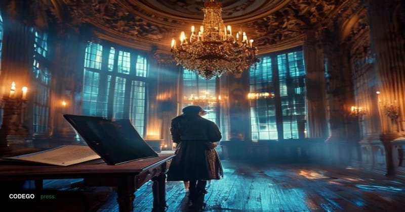 A dramatic photorealistic editorial photograph set inside a grand neoclassical rotunda modeled after Independence Hall in Phi