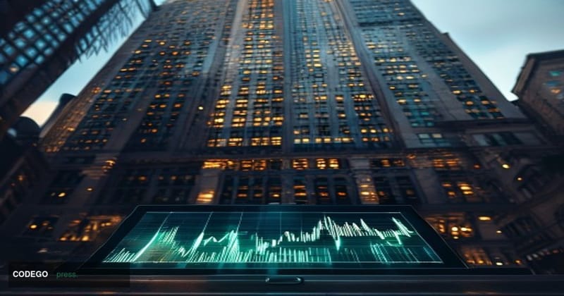 A dramatic cinematic editorial photograph of JPMorgan Chase's iconic Manhattan headquarters tower at 383 Madison Avenue shot 