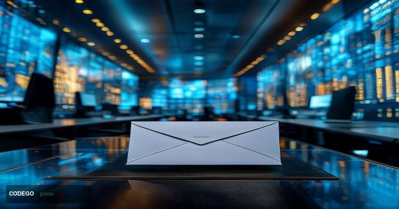 A dramatic cinematic editorial photograph set inside a large-scale J.P. Morgan corporate payments operations center, shot fro