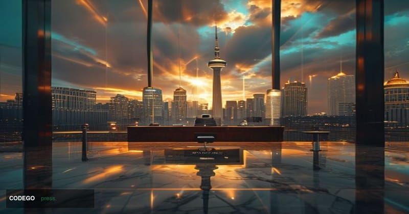 A photorealistic cinematic editorial photograph set in Astana, Kazakhstan, featuring the iconic futuristic skyline of the cap