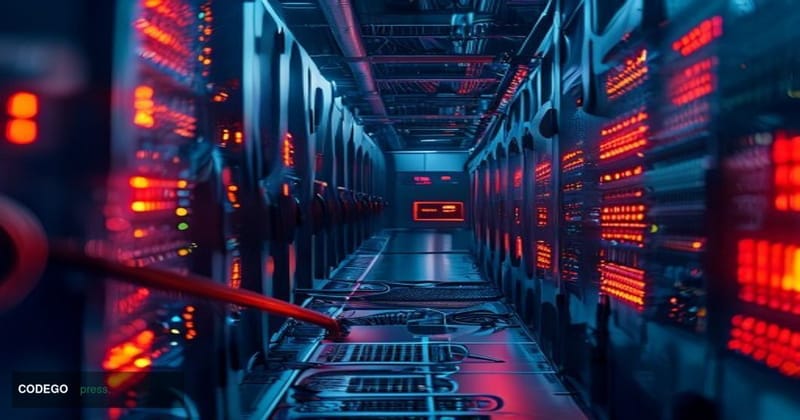 # Image Prompt

A dramatic overhead shot of a high-tech cryptocurrency mining facility with rows of illuminated server racks 
