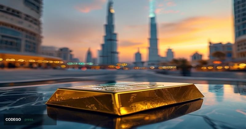 A dramatic photorealistic editorial photograph set at the gleaming Abu Dhabi Global Market Square on Al Maryah Island, Abu Dh
