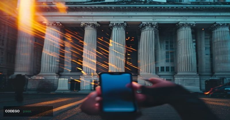 A cinematic editorial photograph of the iconic façade of the UK Treasury building on Horse Guards Road in Westminster, London