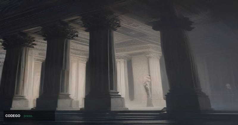 A photorealistic cinematic editorial photograph of the Bank of England's neoclassical stone facade on Threadneedle Street in 