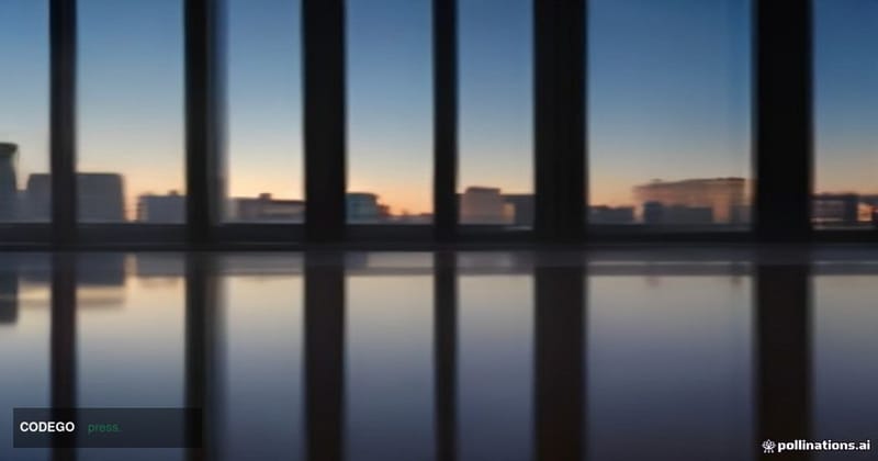 A cinematic editorial photograph depicting a sleek, modern financial technology environment at Visa's Foster City, California