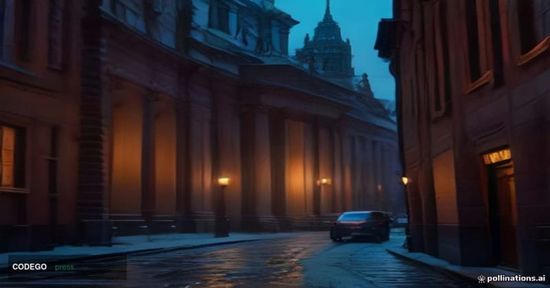 A photorealistic editorial photograph of Stockholm's historic financial district at dusk, with the grand neoclassical stone f